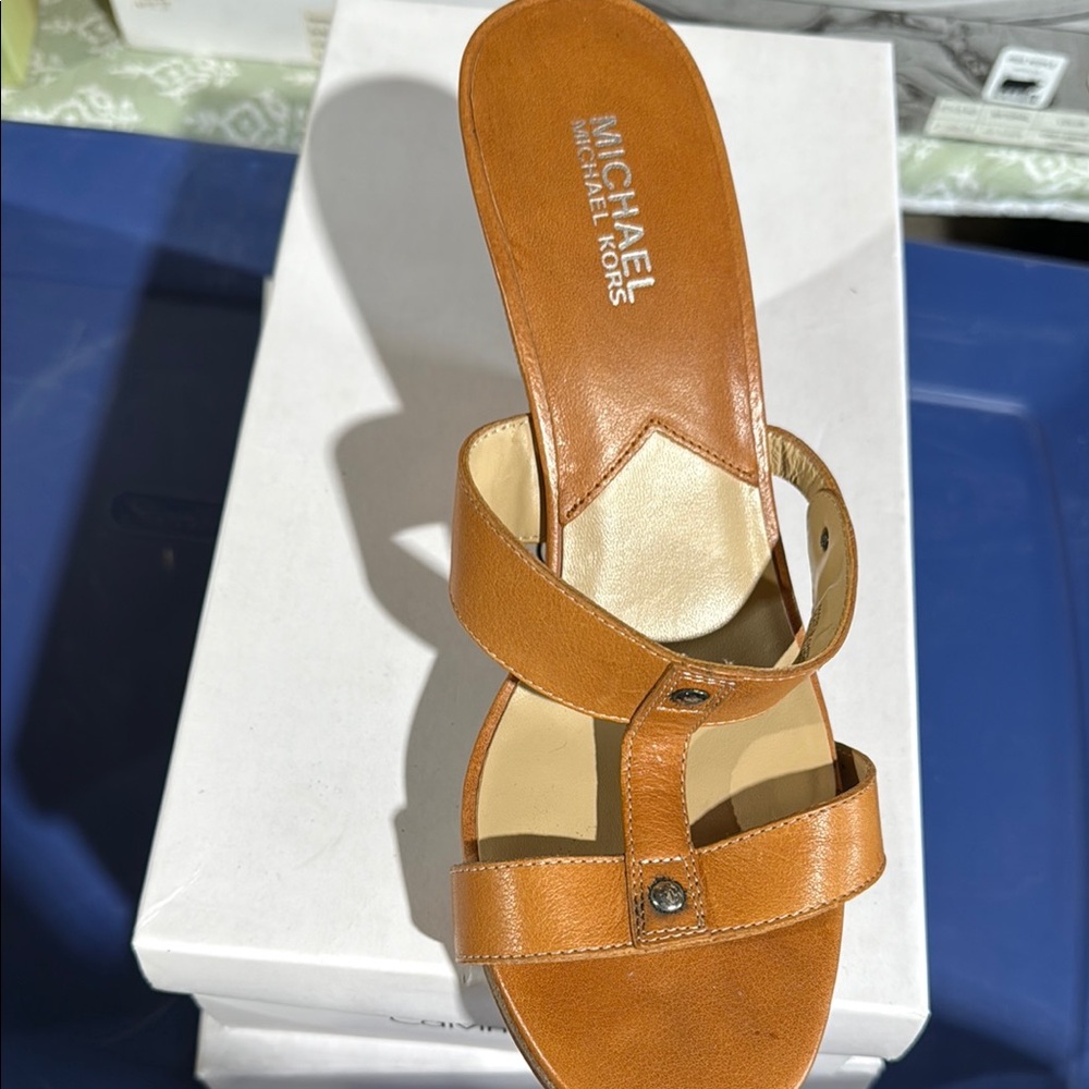 Michael Kors Women's Tan Sandals